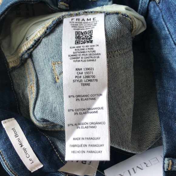 Frame Le Crop Mini Boot jeans - Picture 8 of 8